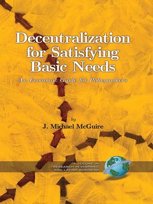 cover image of Decentralization for Satisfying Basic Needs